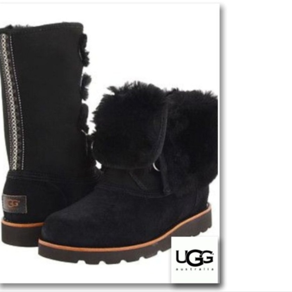 UGG Rommy Black Boots